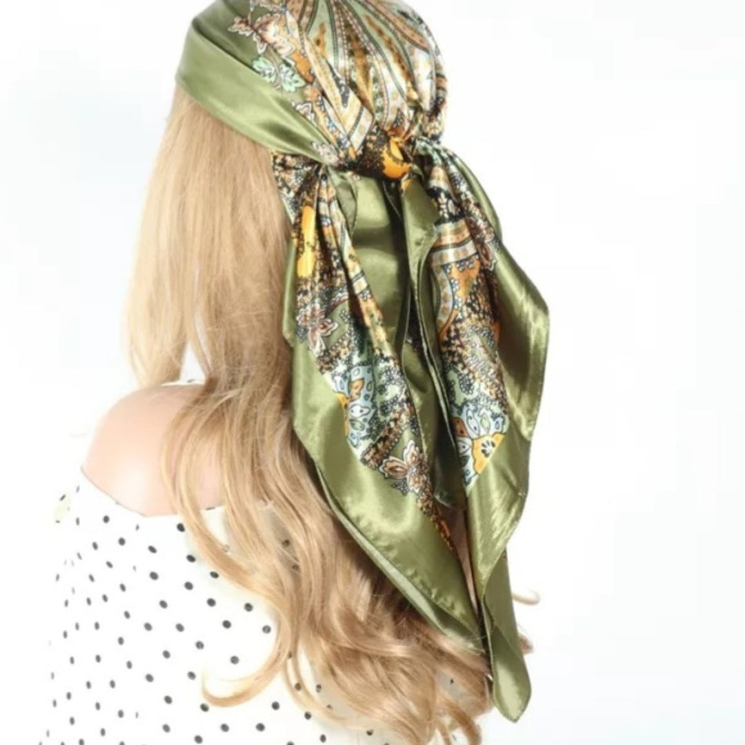 Sjaal Multi Hoofd Sjaal Haar Sjaal Classy Groen