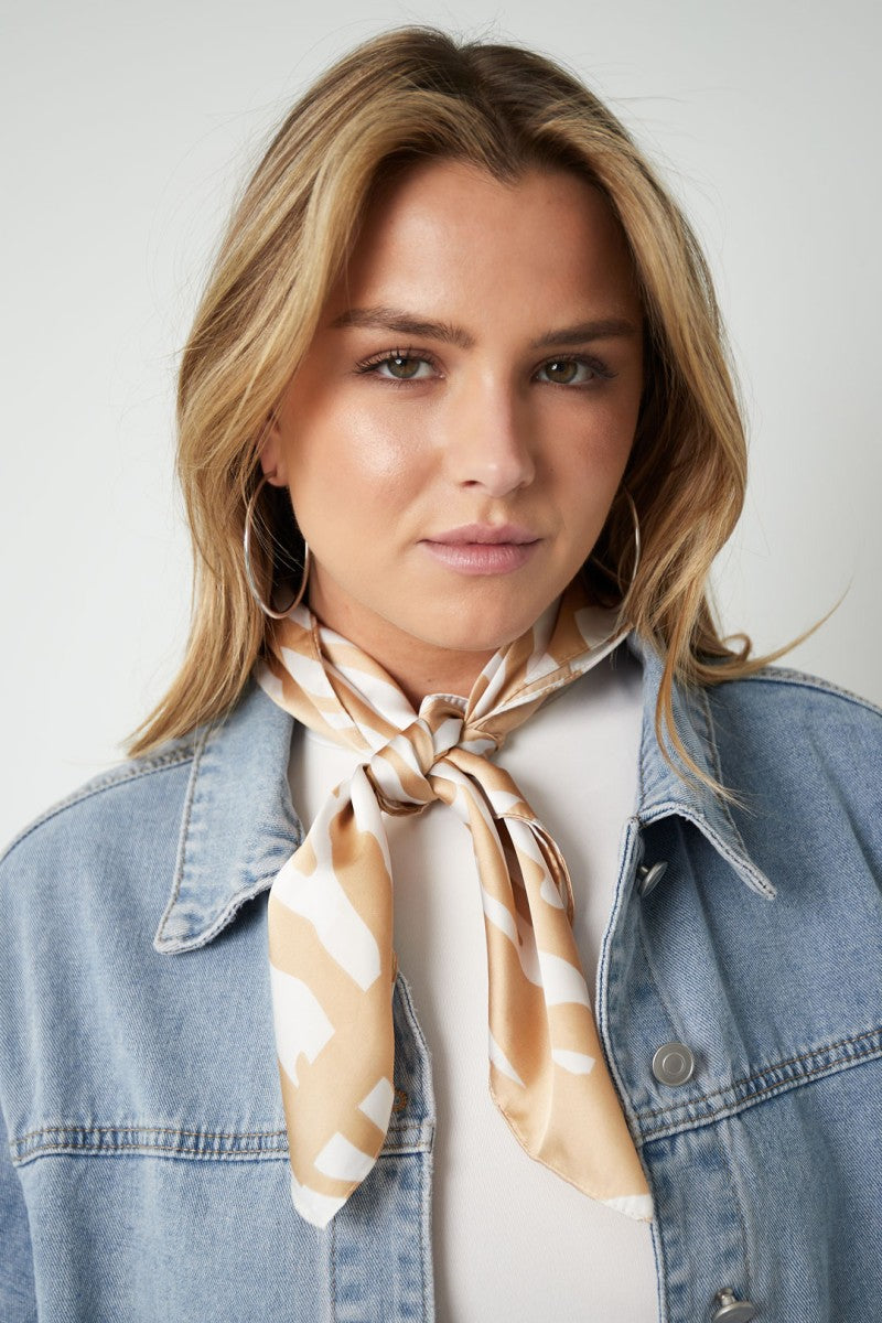 Sjaal Multi Hoofd Sjaal Haar Sjaal Classy Myla Zebra