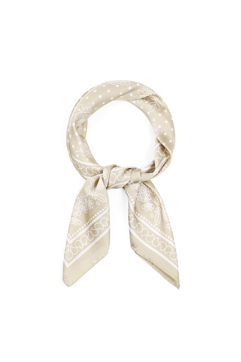 Sjaal Multi Hoofdsjaal Haarsjaal Neksjaal Classy Farm Beige