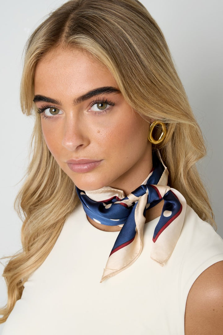Sjaal Multi Hoofdsjaal Haarsjaal Neksjaal Classy Lisa Polkadot
