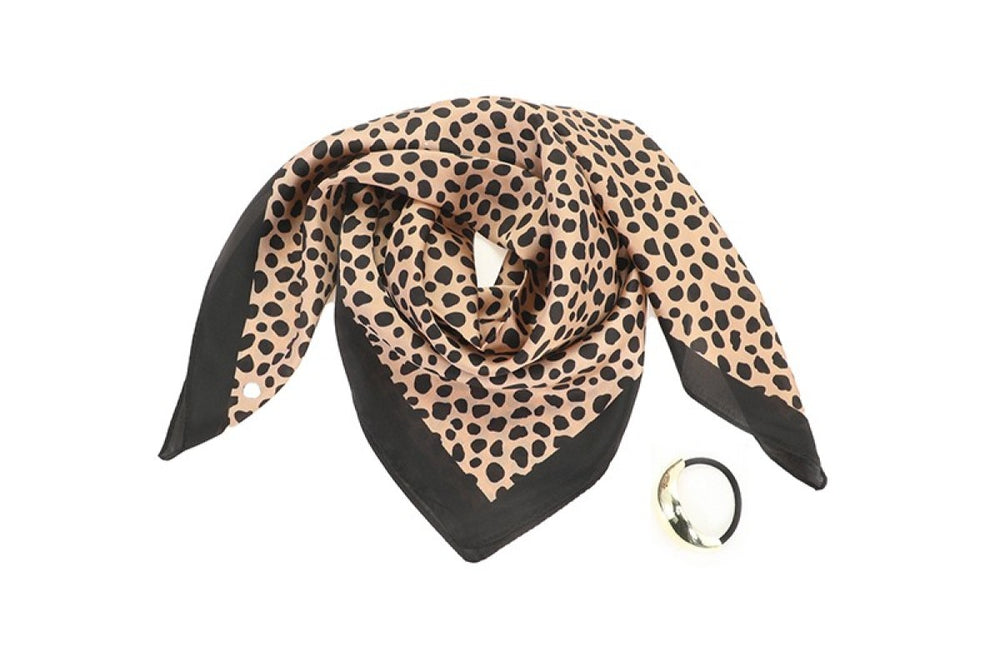 Sjaal Napels Khaki Dot