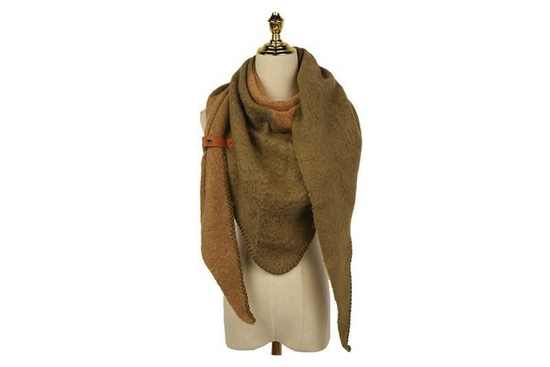 Sjaal Navis Groen Camel