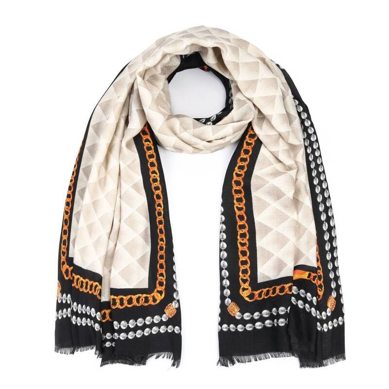Sjaal Summer Chain Black