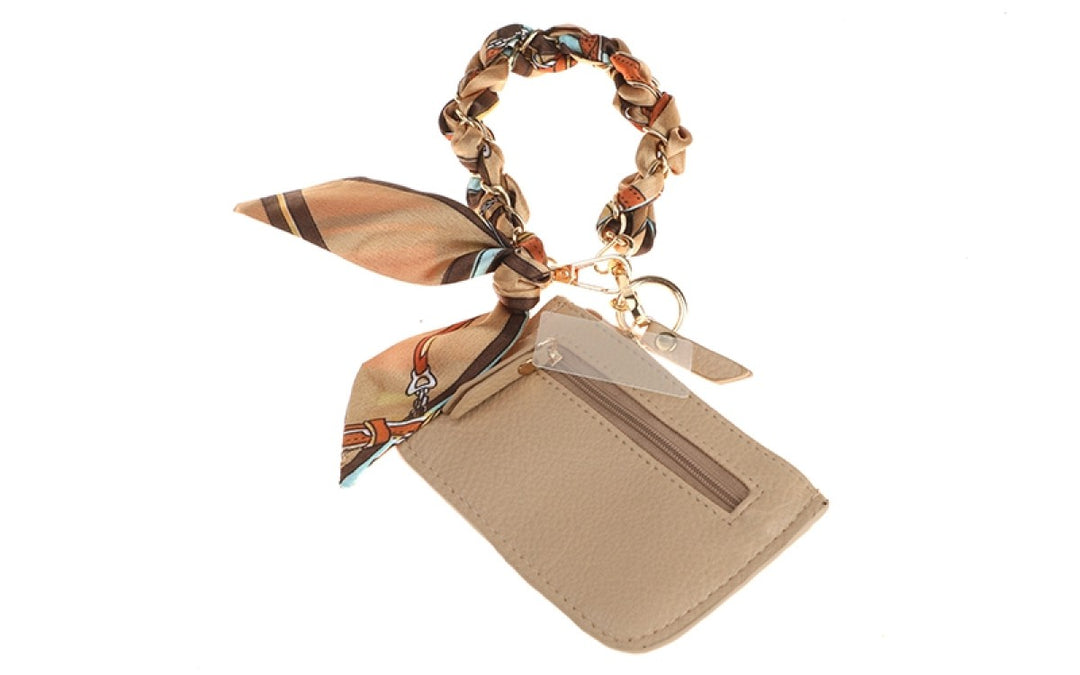 Sleutelhanger Bag Charm Telefoonkoord Evi Naturel