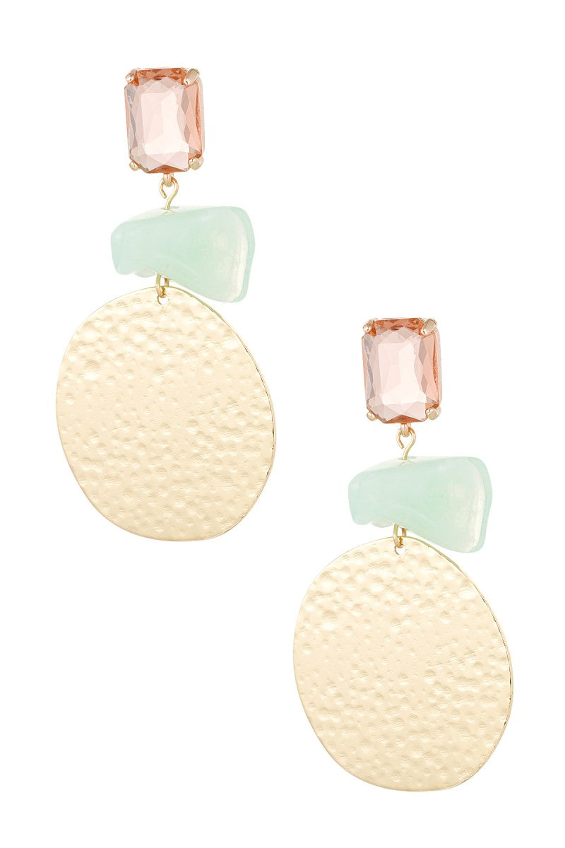 Statement Oorbellen Beach Vibes Mint