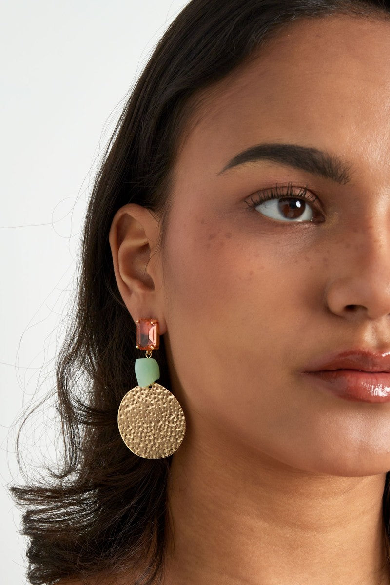 Statement Oorbellen Beach Vibes Mint