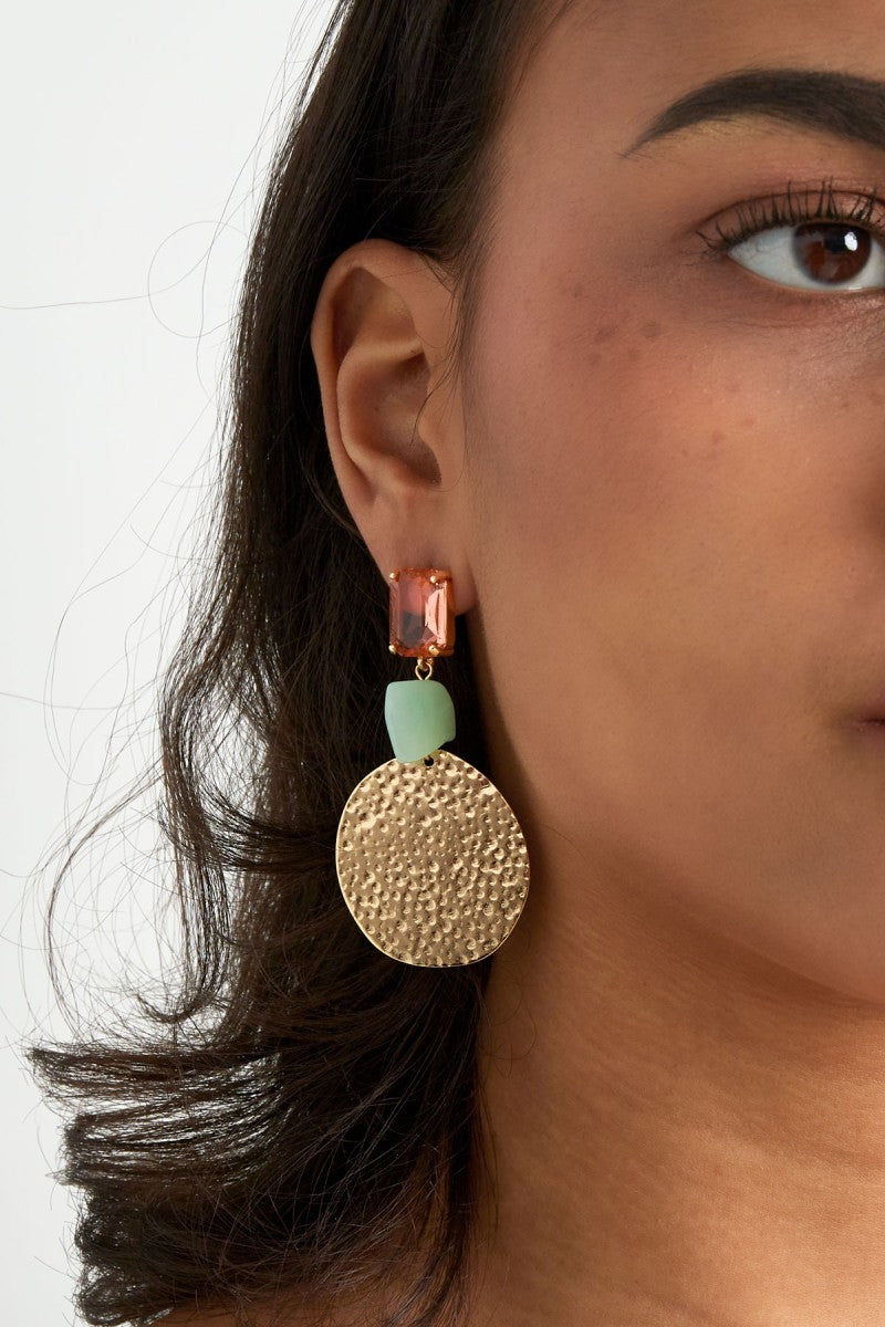 Statement Oorbellen Beach Vibes Mint