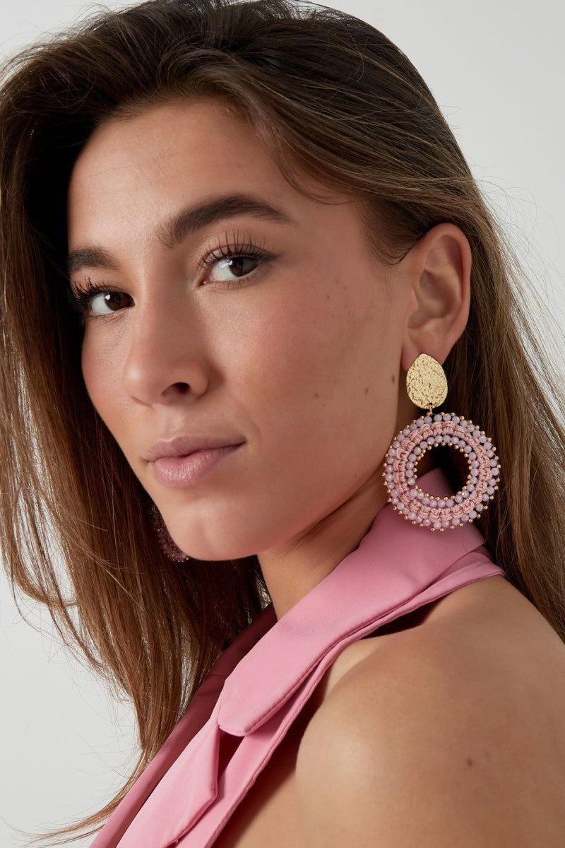 Statement Oorbellen Ibiza Vibe Mint