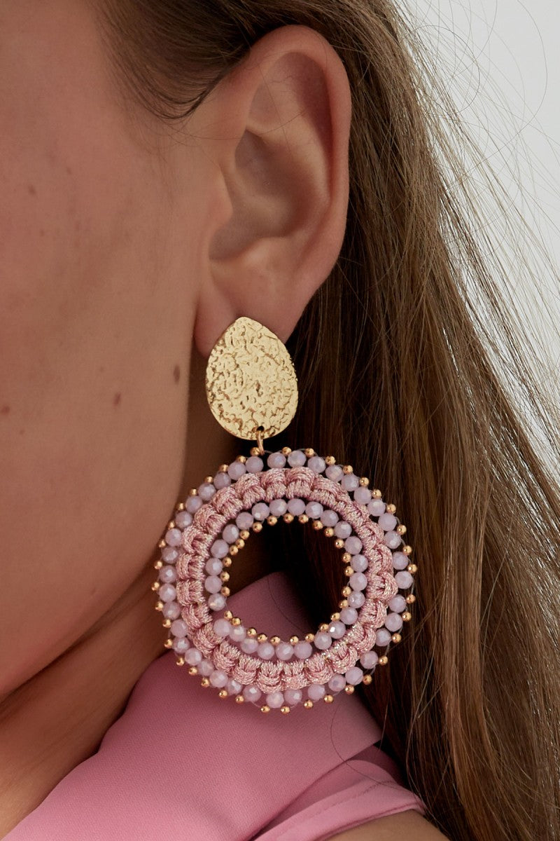Statement Oorbellen Ibiza Vibe Mint