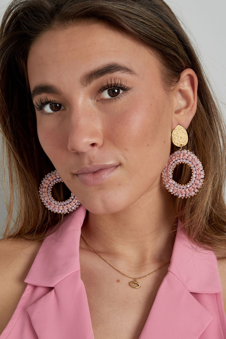 Statement Oorbellen Ibiza Vibe Mint