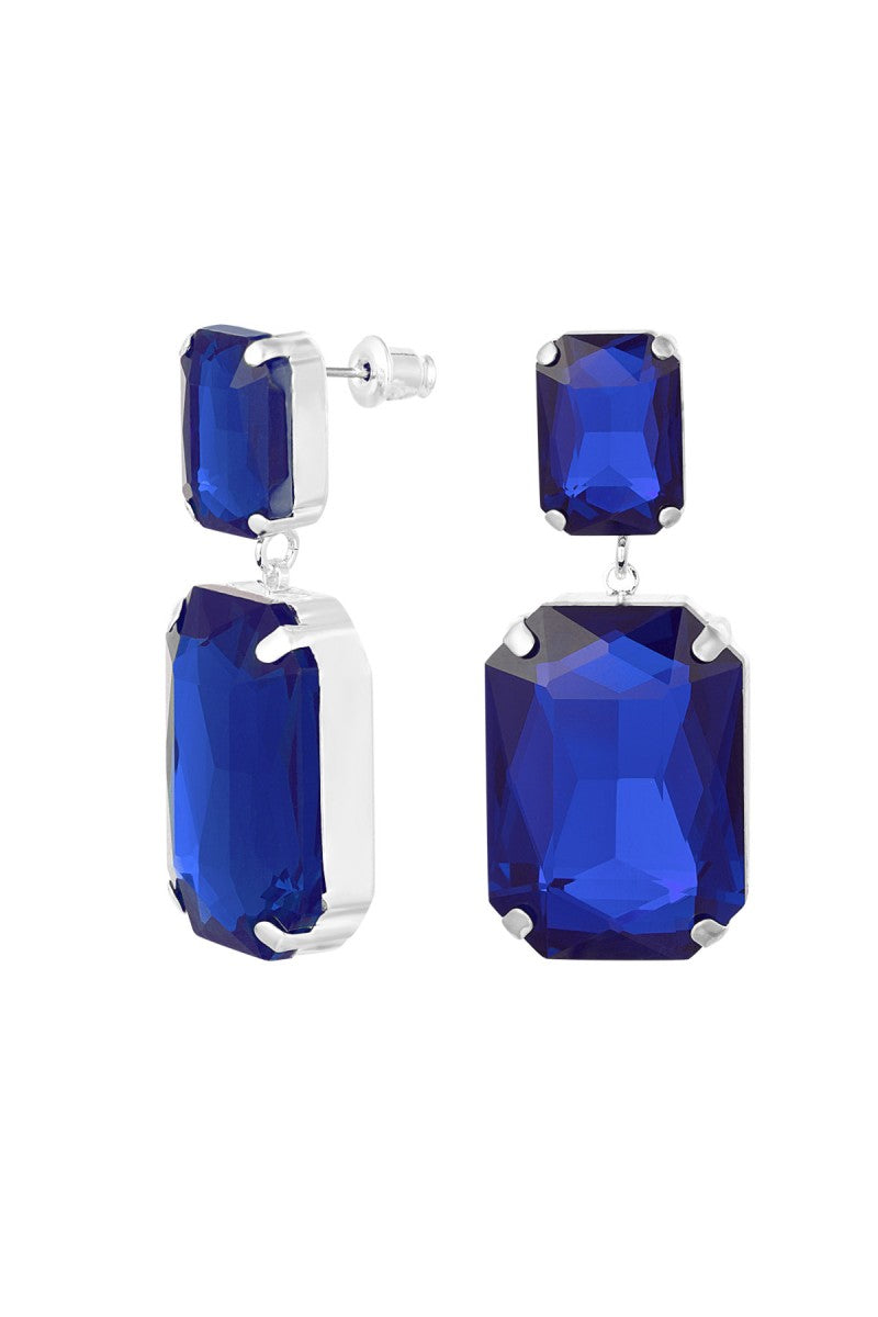 Statement Oorbellen Party Blauw