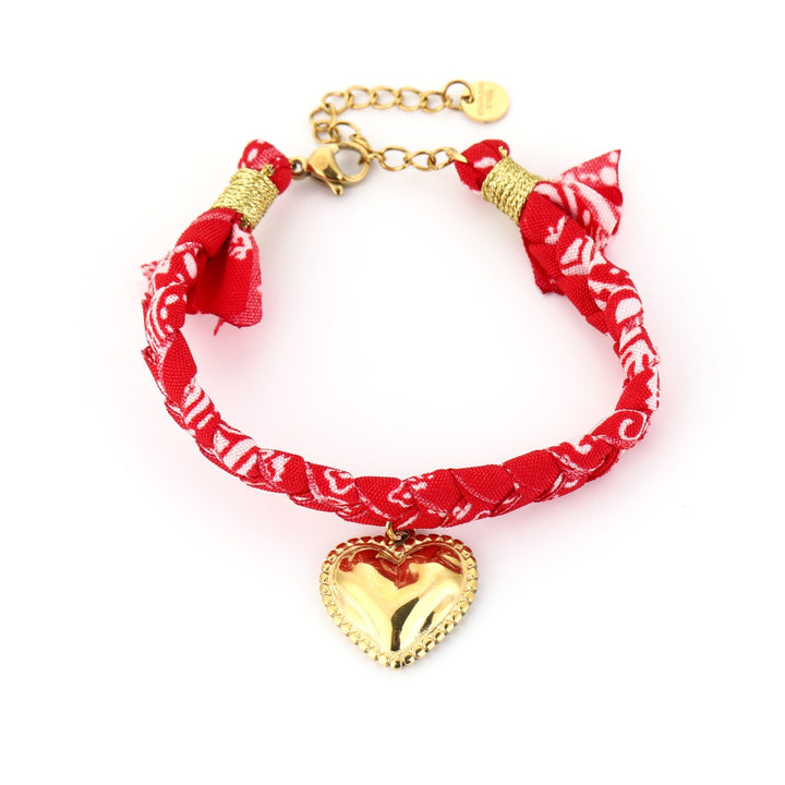Armband | Gevlochten | Heart