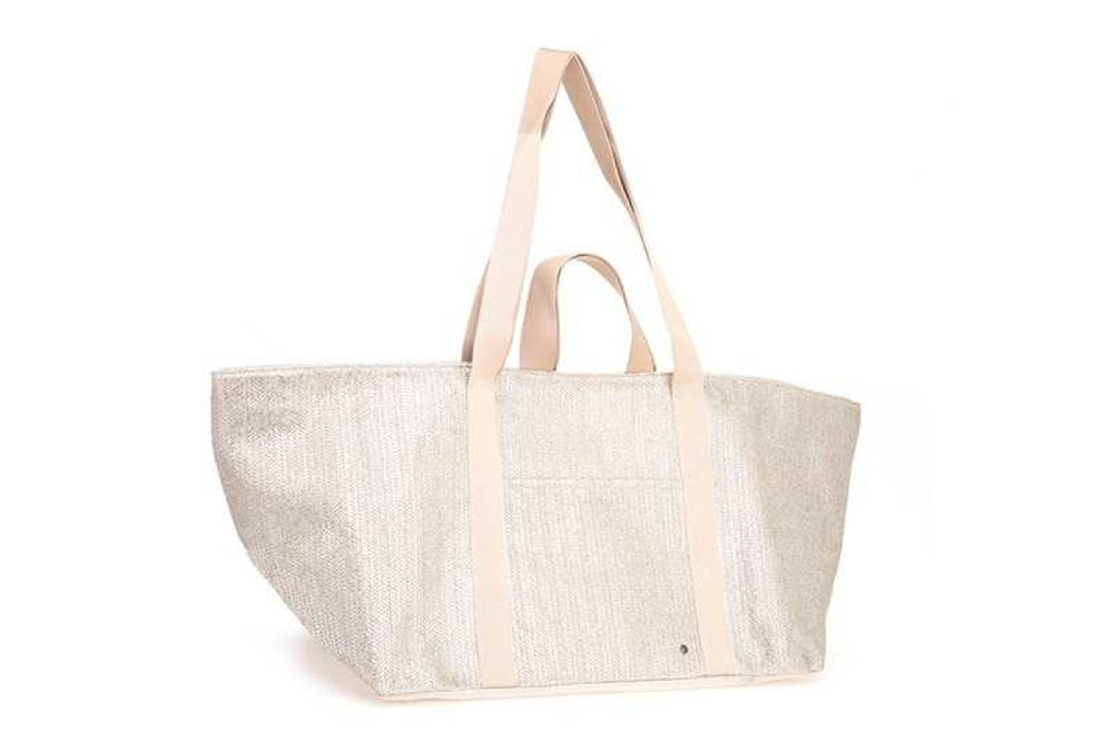 Strandtas Weekendtas San Rio White Champagne