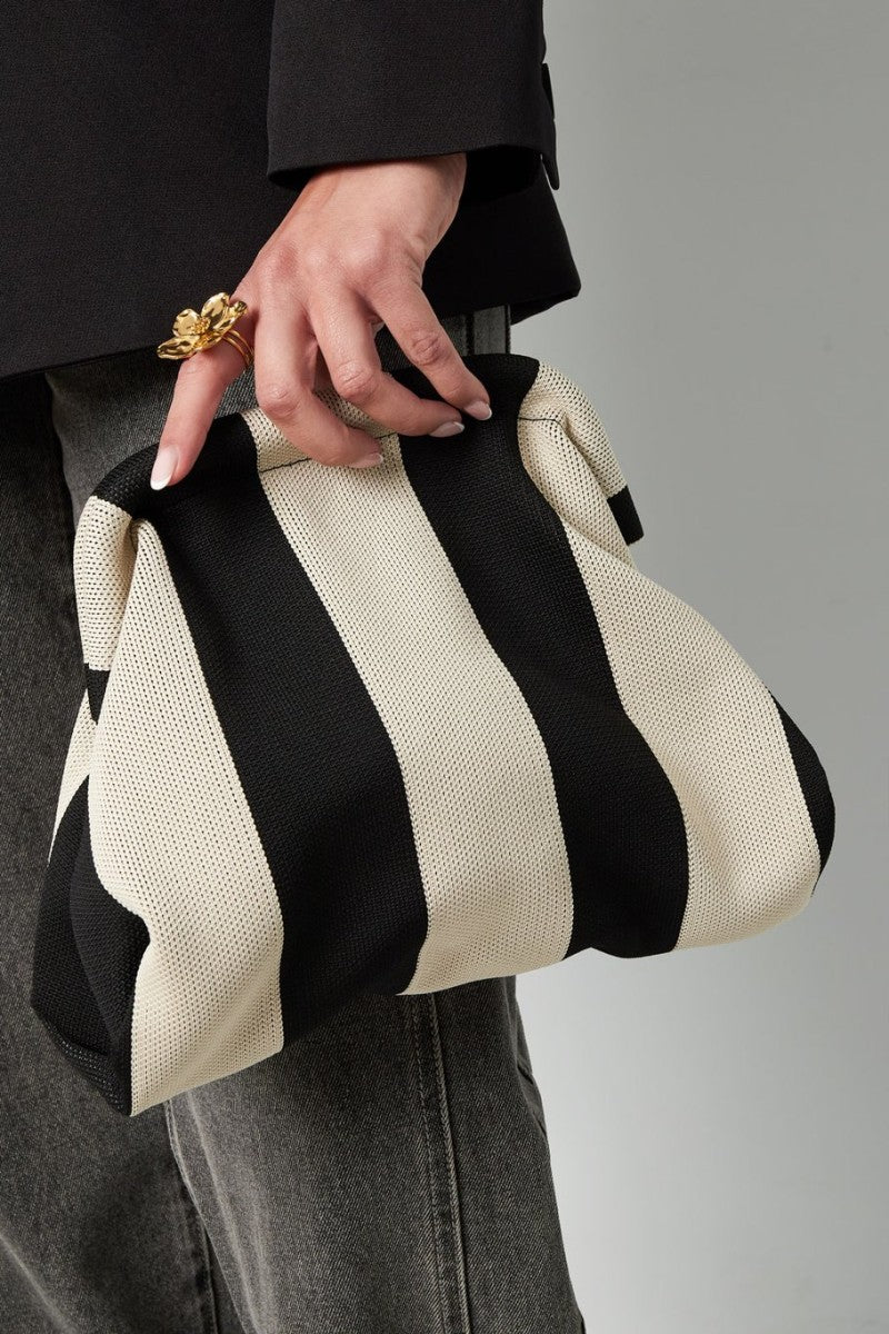 Strandtasje / Clutch Saartje | Stripe
