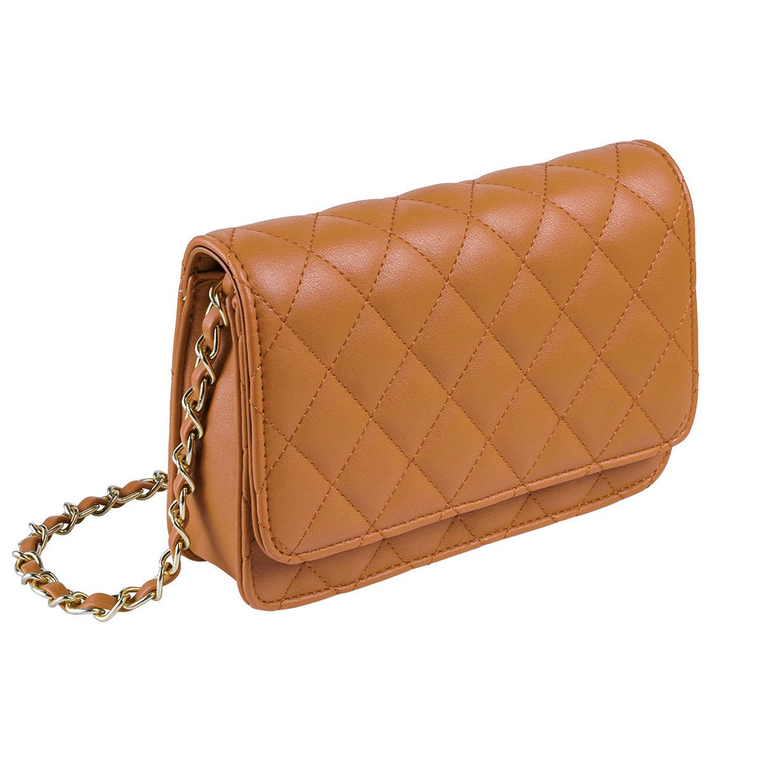 Tas Quilted Camel