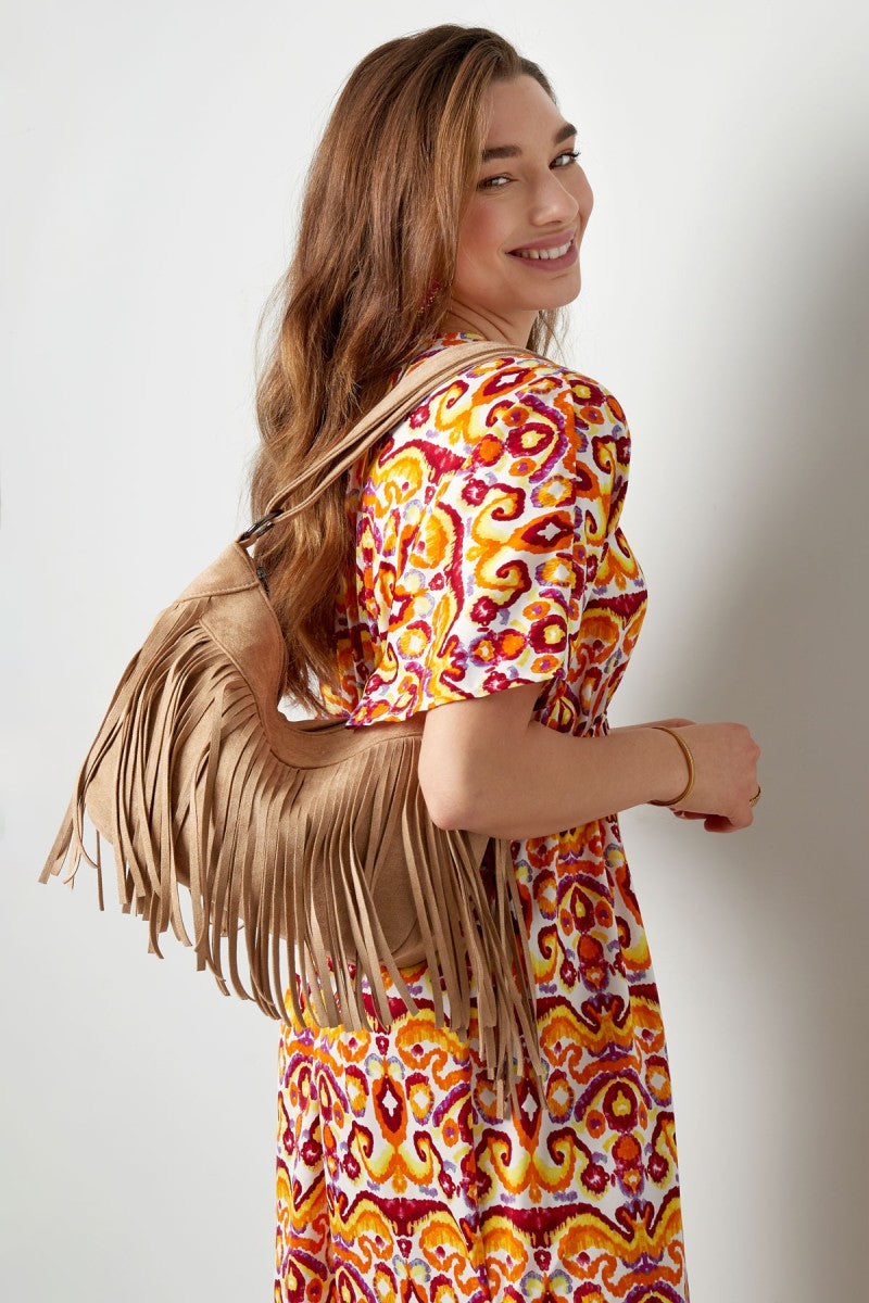 Tas Retro Fringe Camel