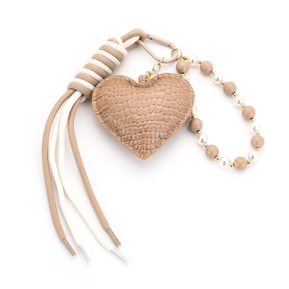 Tashanger Sleutelhanger Lola Beige