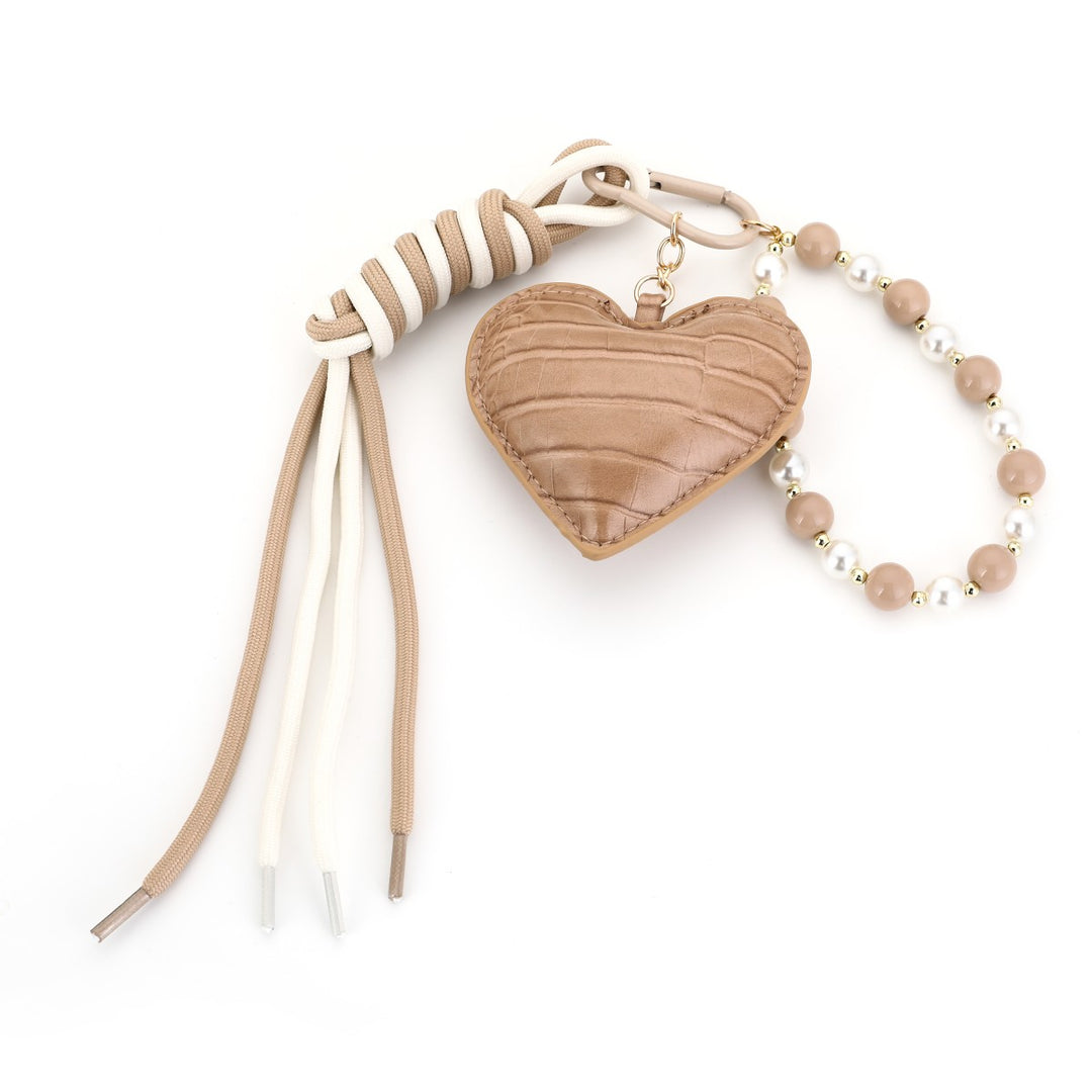 Tashanger Sleutelhanger Lola Beige