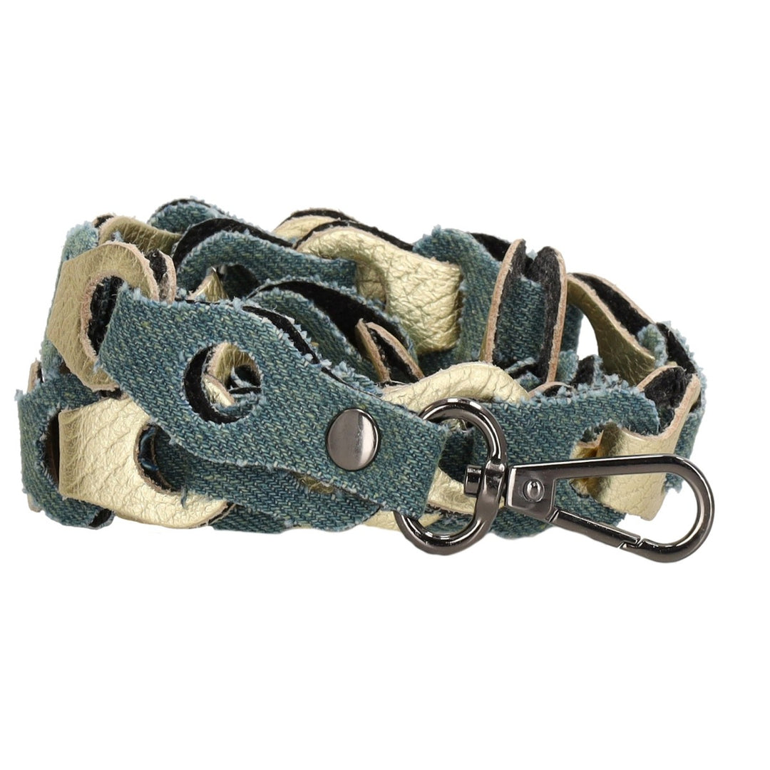 Tassenriem Bag Strap Telefoonkoord Gevlochten Leer Small Metall