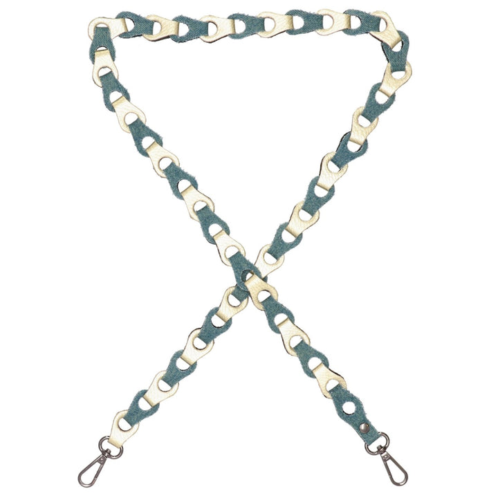 Tassenriem Bag Strap Telefoonkoord Gevlochten Leer Small Metall