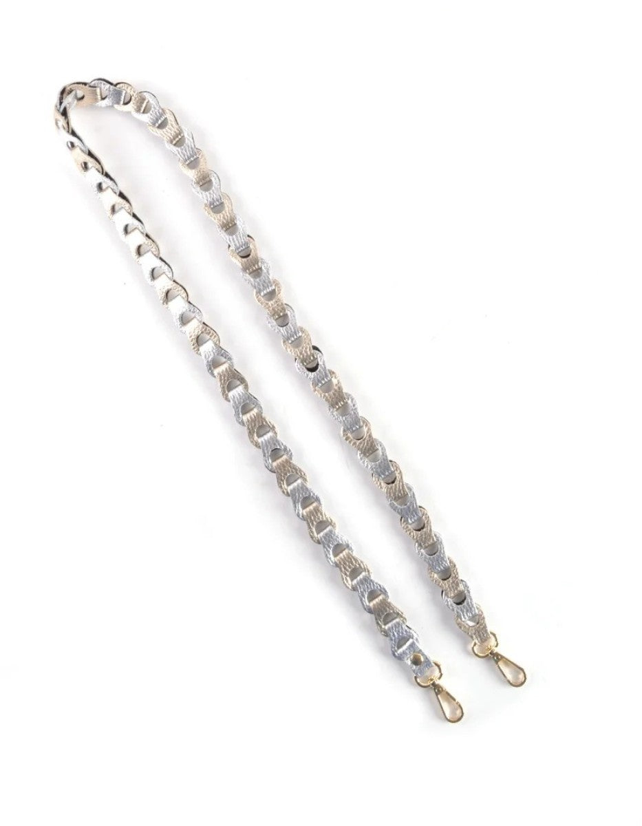 Tassenriem Bag Strap Telefoonkoord Gevlochten Leer Small Metall