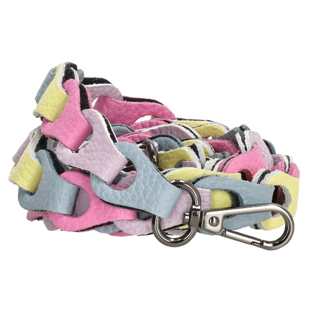 Tassenriem Bag Strap Telefoonkoord Gevlochten Leer Small Pastel