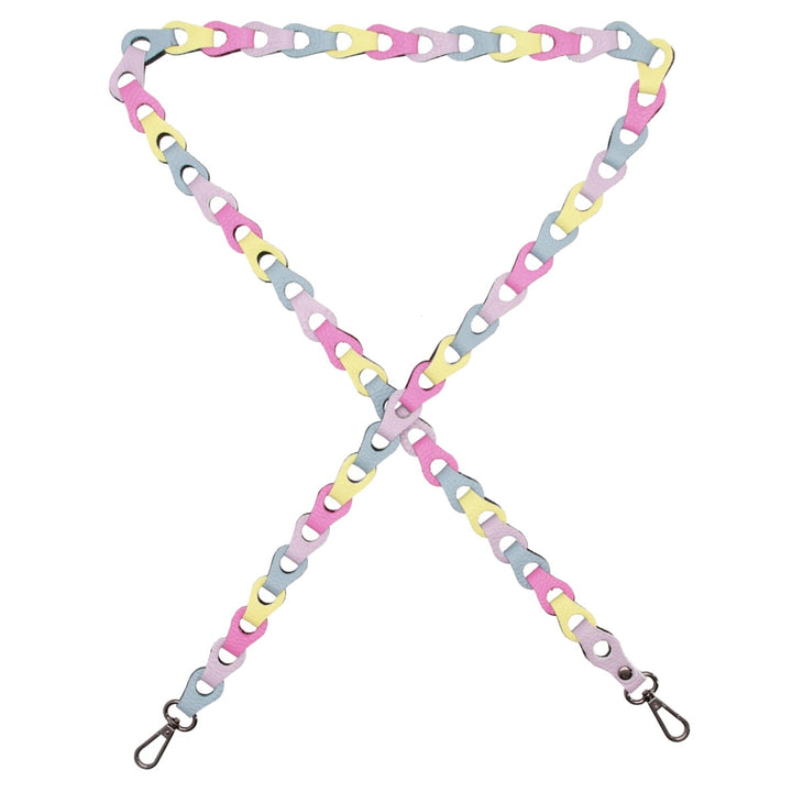 Tassenriem Bag Strap Telefoonkoord Gevlochten Leer Small Pastel