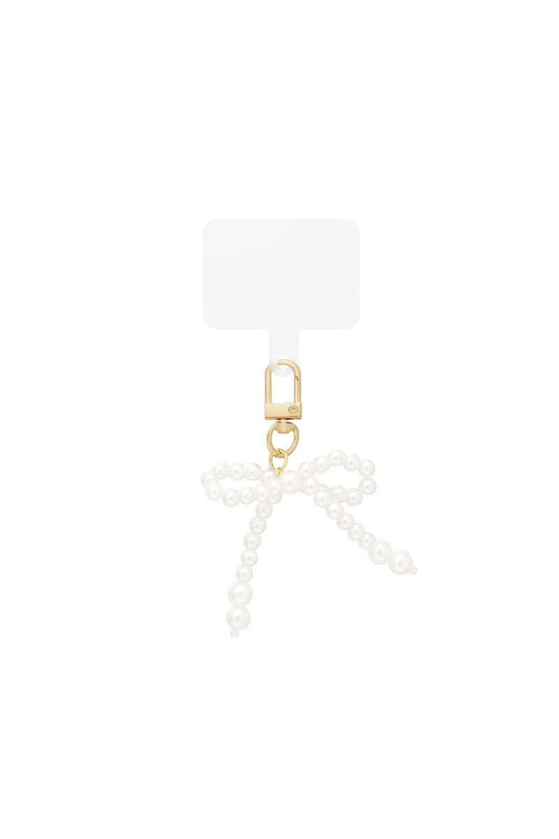 Telefoonhanger Pearl Bow Goud