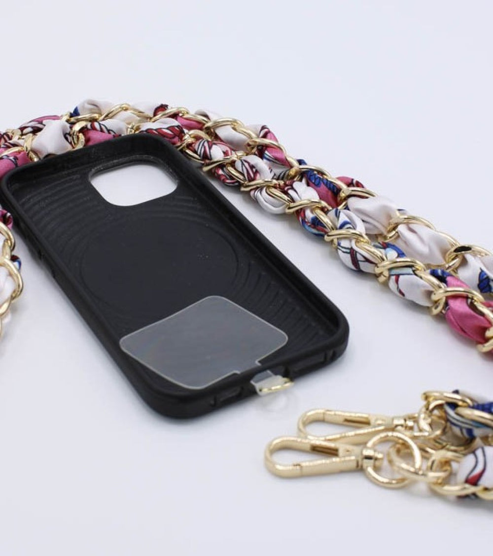 Telefoonkoord Chain Satin Multi