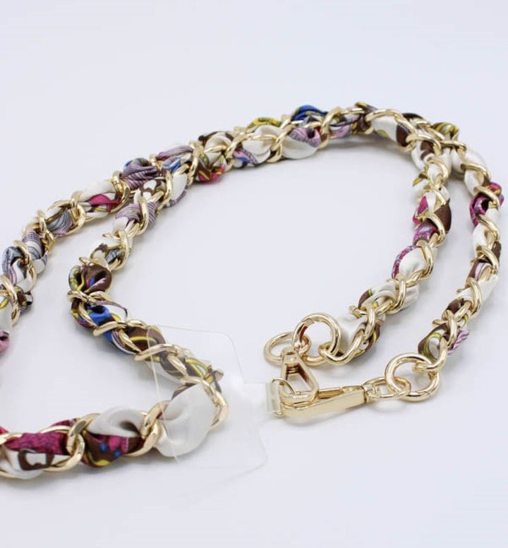 Telefoonkoord Chain Satin Multi