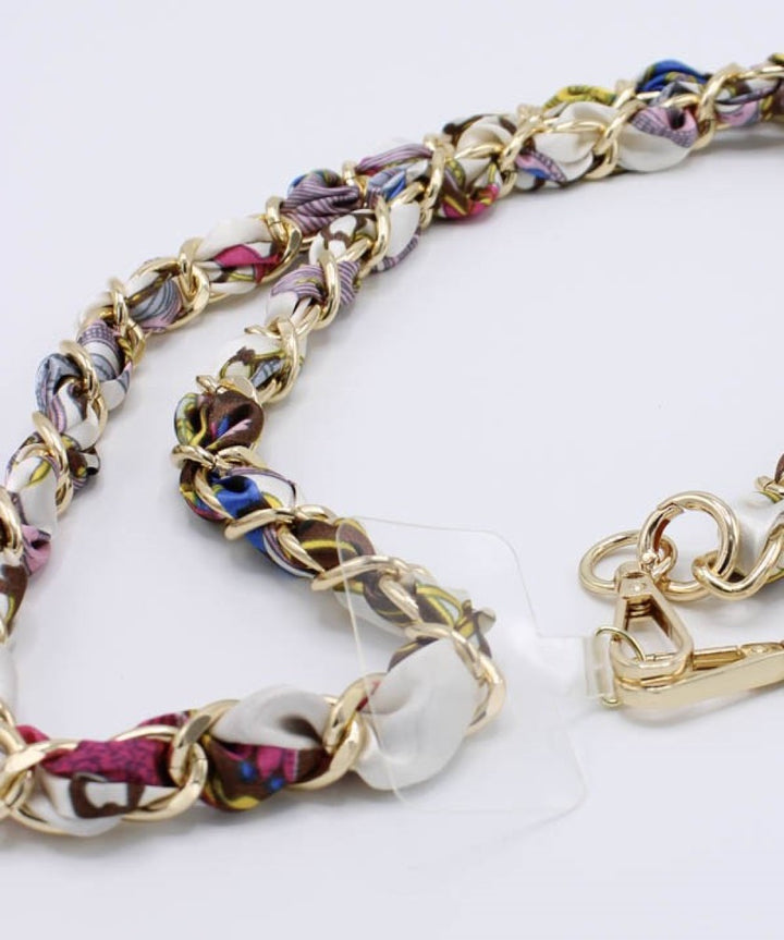 Telefoonkoord Chain Satin Multi
