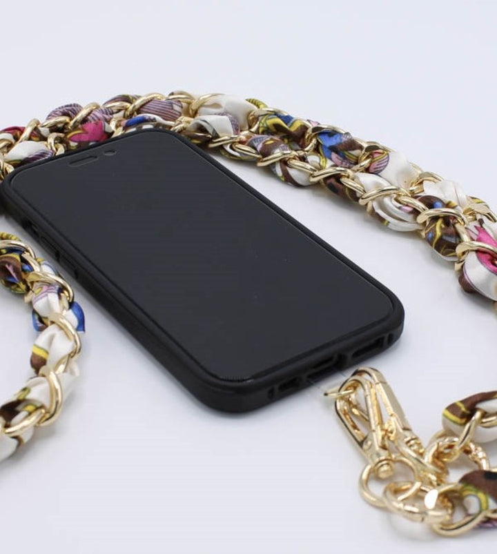 Telefoonkoord Chain Satin Multi