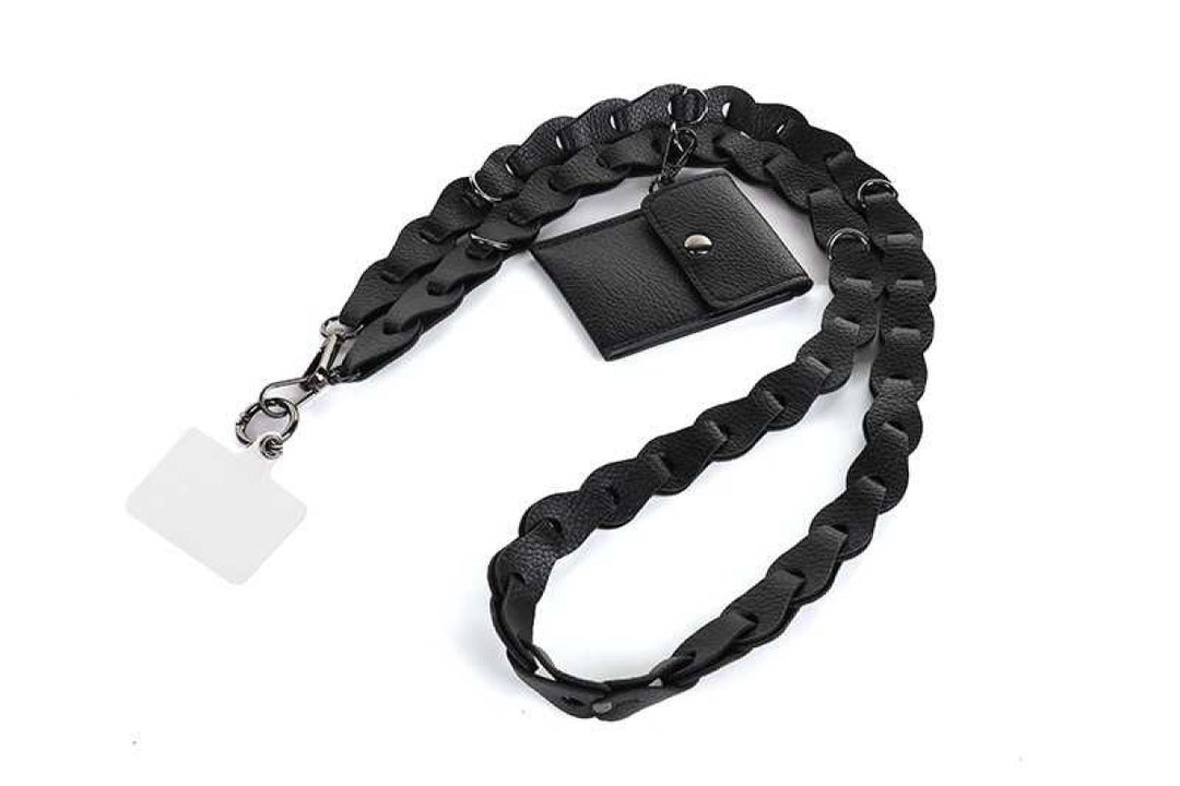 Telefoonkoord Gevlochten Jip Black