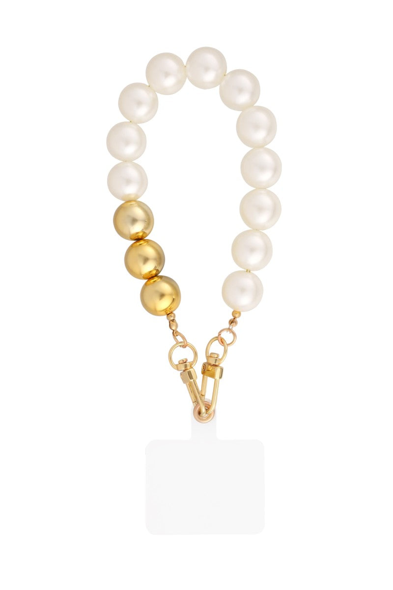 Telefoonkoord Parels Goldie