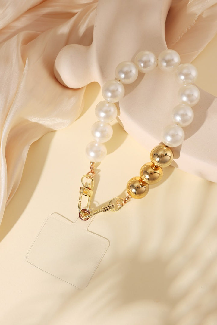 Telefoonkoord Parels Goldie