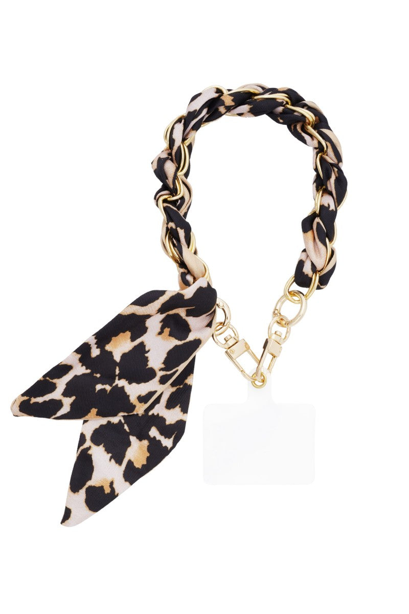 Telefoonkoord Wild Heart Beige Goud