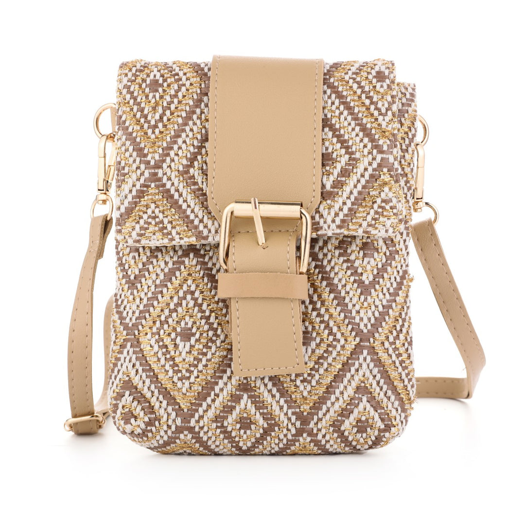 Telefoontasje Boho Khaki