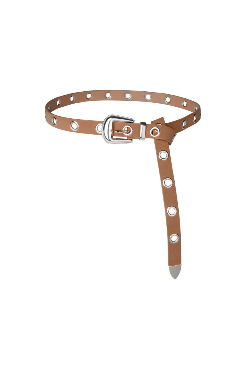 Twisted Knoopriem Camel Goud