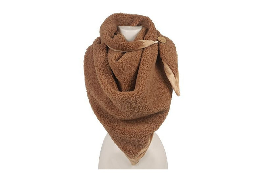 Vachtsjaal Teddy Camel