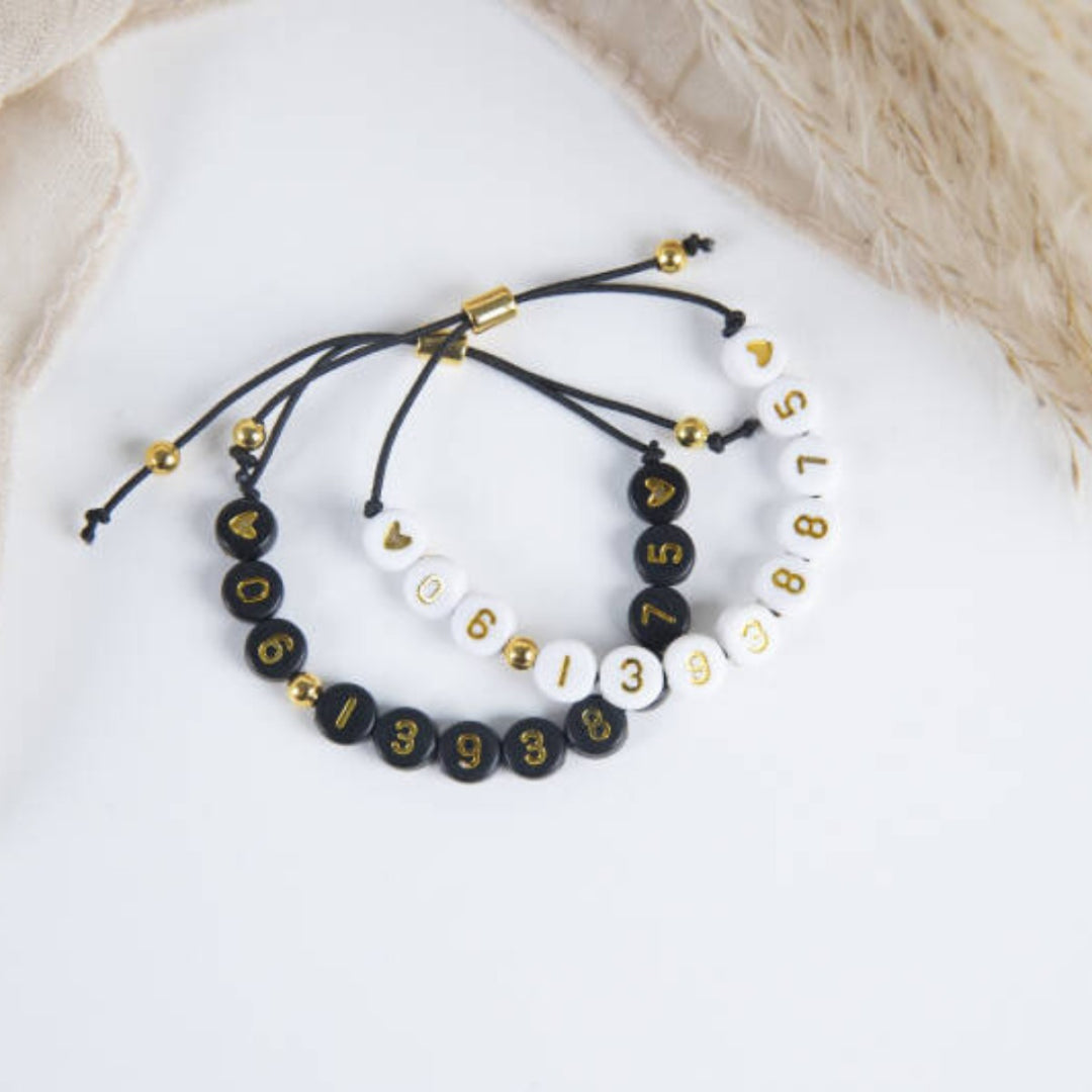 Verstelbare Armband Met Telefoonnummer