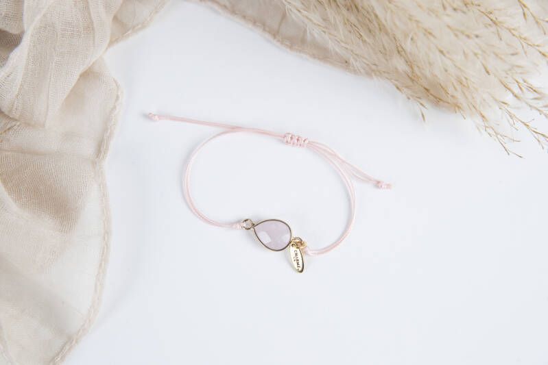Verstelbare Armband Rozenkwarts