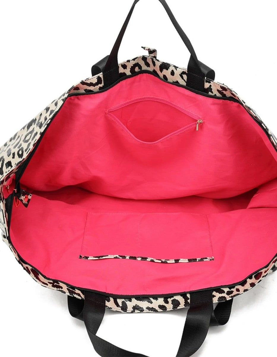 Weekendtas Xl Panter Beige