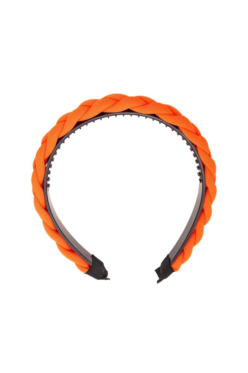 Haarband/Diadeem Gevlochten - Oranje