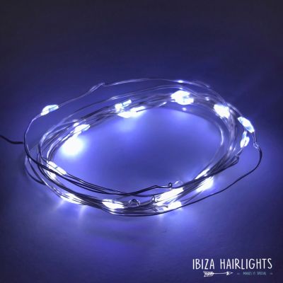 Ibiza Hairwraps - Hairlights Cool White