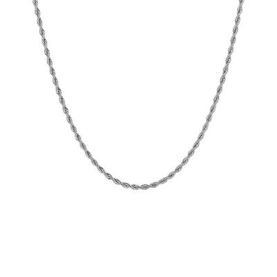 Ketting Twisted Zilver - 48cm