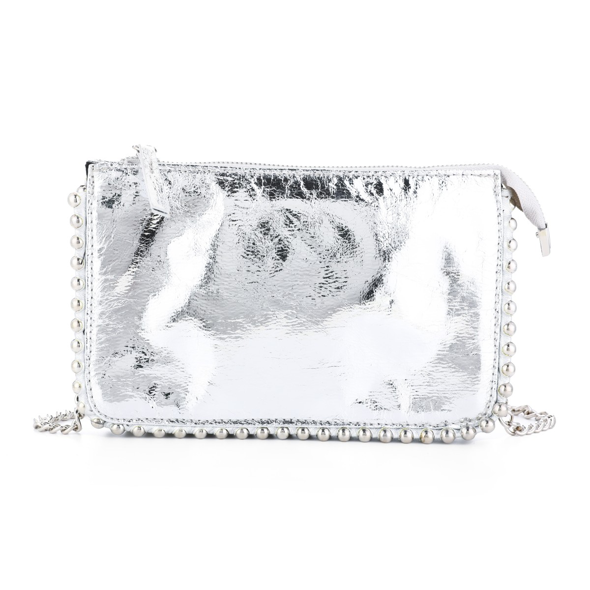 Crossbody / Schoudertasje Summer Festival - Metallic Zilver