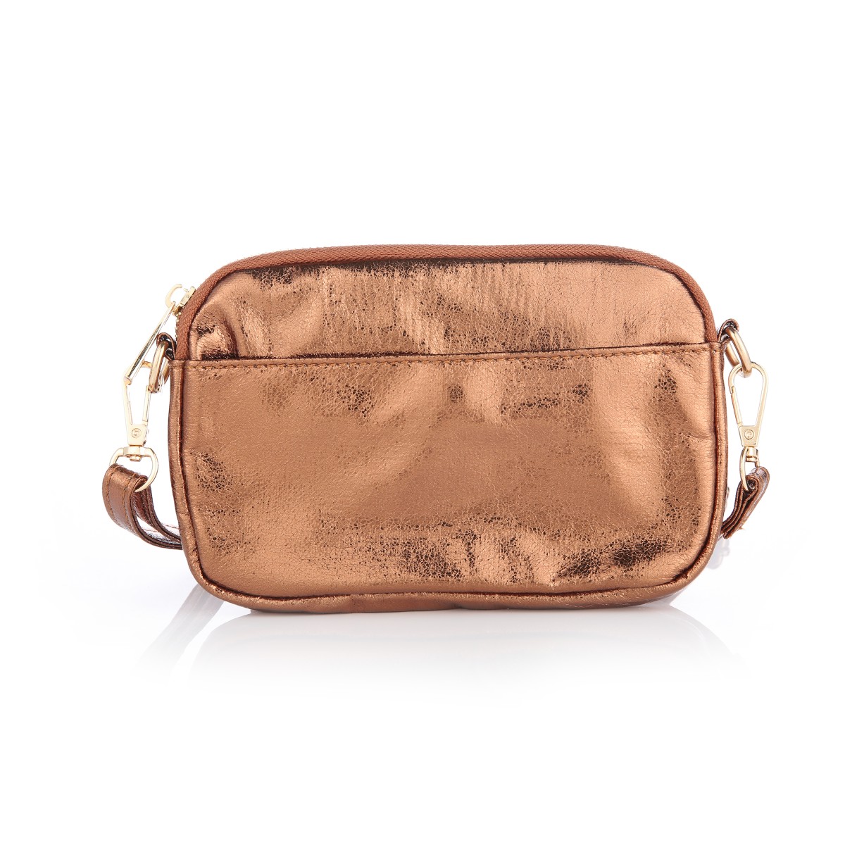 Crossbodytasje Party Metallic - Brons