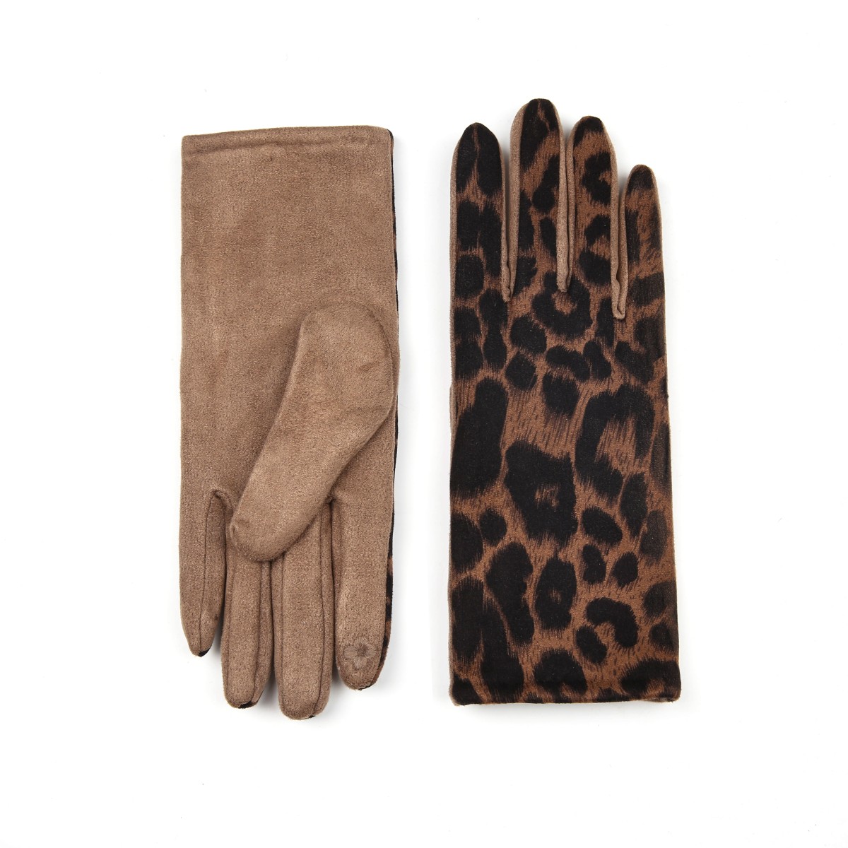 handschoenen cheetah brown