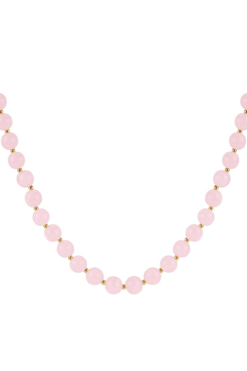 Kralenketting Vintage Vibe - Roze