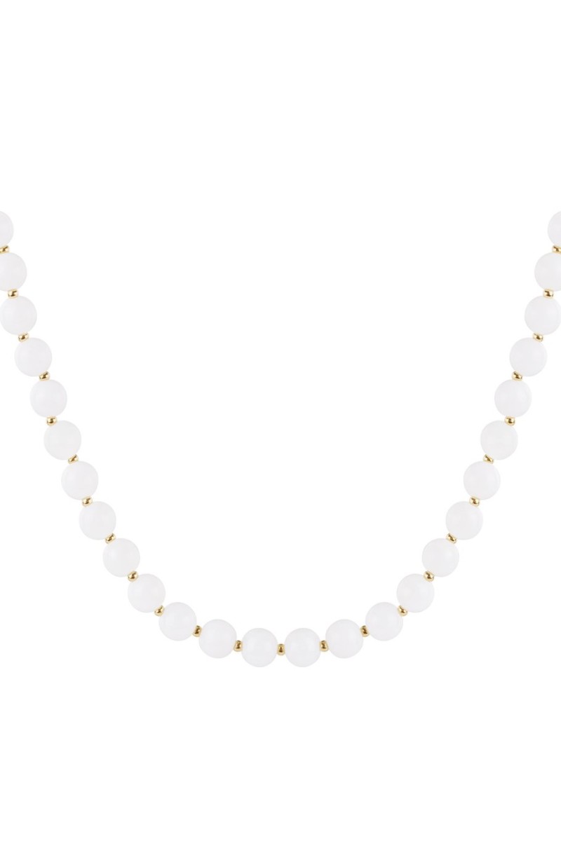 Kralenketting Vintage Vibe - Wit